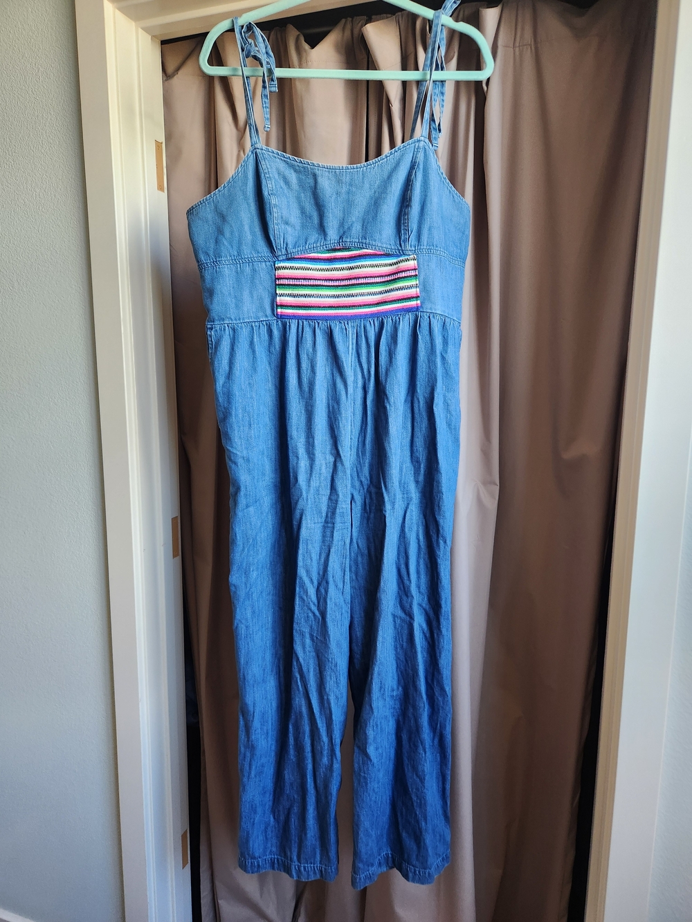 Old Navy Light Blue Denim Jumpsuit